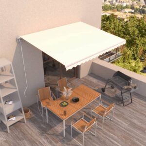 Električna tenda 400 x 350 cm krema