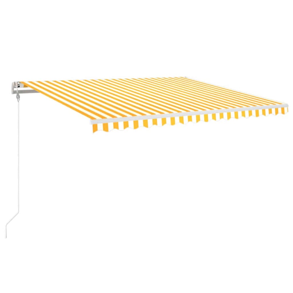 Električna tenda 400 x 350 cm rumena - slika 2