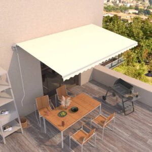 Električna tenda 500 x 350 cm krema