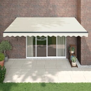 Električna tenda 4,5 x 3 m krema