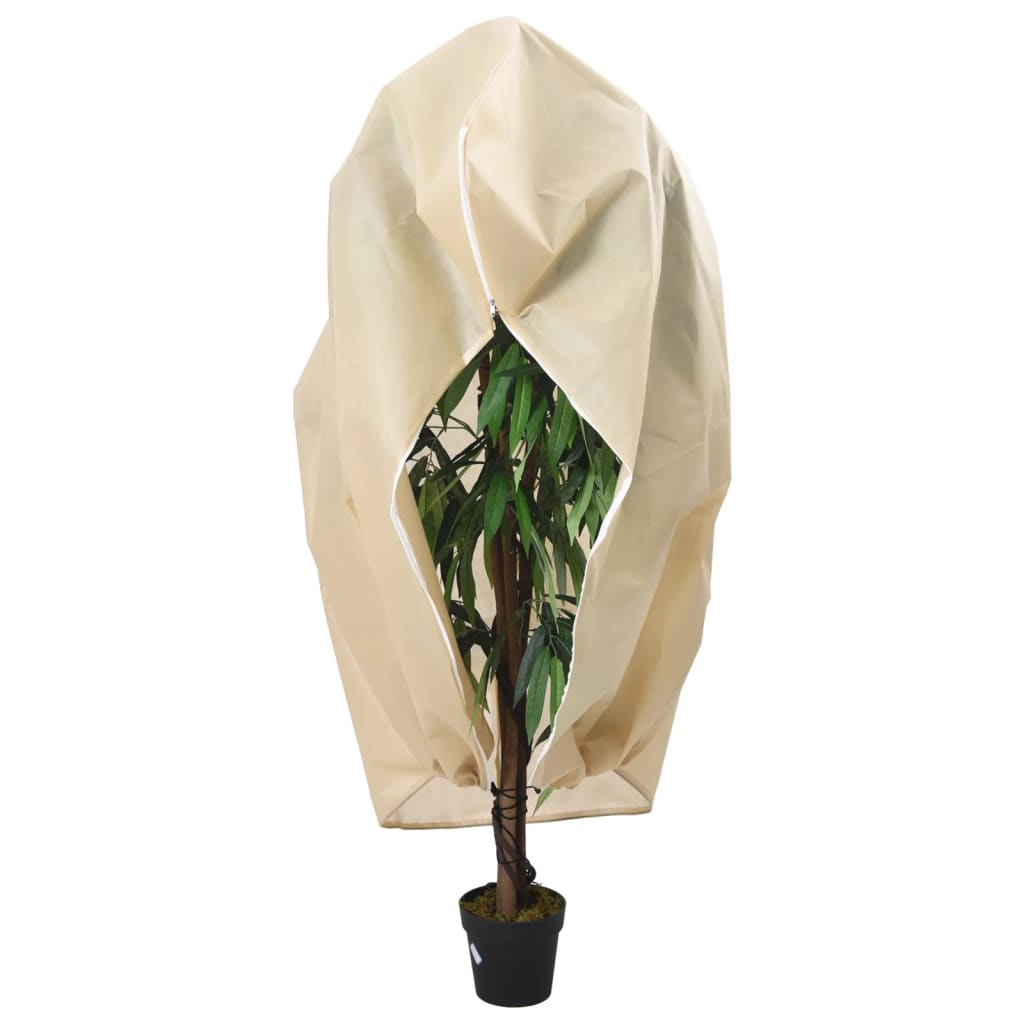 Koprena za rastline z zadrgo 3,93 x 3 m, 2 kosa, 70 g/m² - slika 2