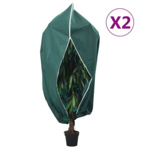 Koprena za rastline z zadrgo 3,14 x 2,5 m, 2 kosa, 70 g/m²