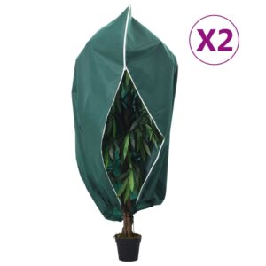 Koprena za rastline z zadrgo 3,93 x 3,5 m, 2 kosa, 70 g/m²