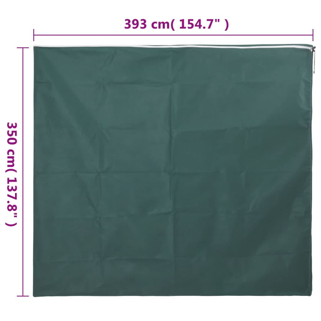 Koprena za rastline z zadrgo 3,93 x 3,5 m, 2 kosa, 70 g/m² - slika 10