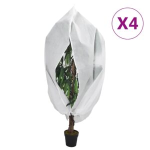 Koprena za rastline z zadrgo 3,14 x 2,5 m, 4 kosi, 70 g/m²