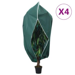Koprena za rastline z zadrgo 2,36 x 2 m, 4 kosi, 70 g/m²